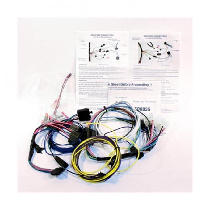 Chevy Or Gmc Truck Gauge Cluster Wiring Harness For Auto Meter Gauges, 1973-1983
