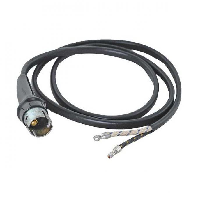 Parking Light Socket And Wires - Right - 2 Wires - 38 Long - Mercury With Turn Signals