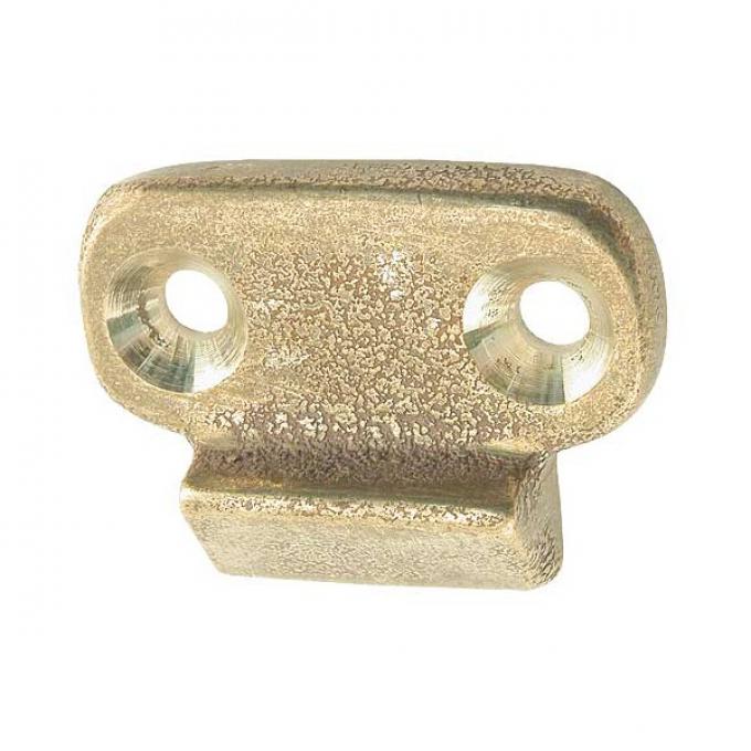 Trunk Lid Striker Plate - Cast Bronze - Ford Coupe & Ford Roadster - 36 Ford Club Cabriolet