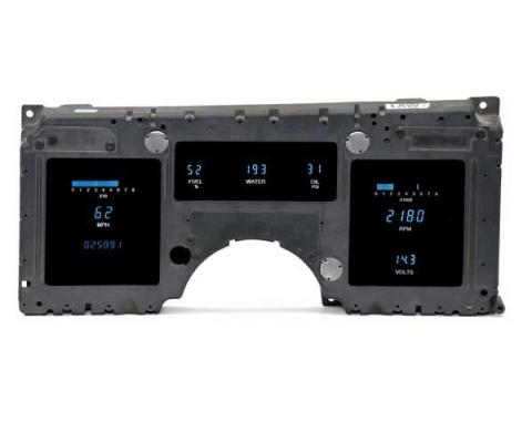 Corvette C4 VFD Series Digital Dash With Blue/Teal Display,1984-1989