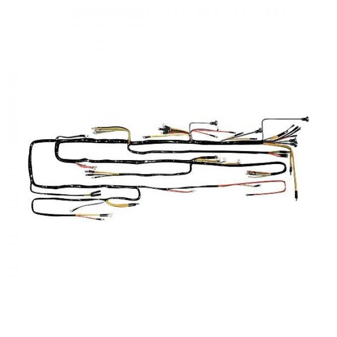 Dash Wiring Harness - With Turn Signal Wires - Ford 6 Cylinder Only