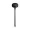 Model T Ford Upholstery Button - Black - Vinyl Covered Replacement Type - Prong Type