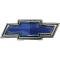 Chevy Truck Hood Emblem, Blue Bowtie, 1969-1970