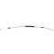 El Camino Parking Brake Cable, Rear, OE Steel, 1973-1977