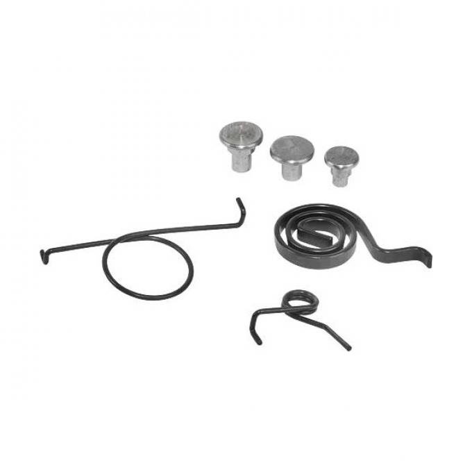 Model A Ford Door Latch Spring Set - Swiss Toledo Ohio Brand - Left Front Or Right Rear Door - Fordor Sedan Except Slant Windshield