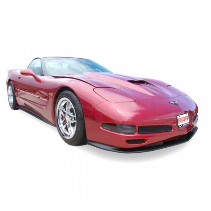 Corvette ZR1 Style Front Spoiler, Flat Black, 1997-2004