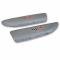 CA 2005-2013 Chevrolet Corvette Leather Armrest Pads with C6 Logo