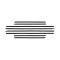Belt Weatherstrip Kit - Doors and Rear Quarter Windows - 8 Pieces -Door Sedan and Station Wagon