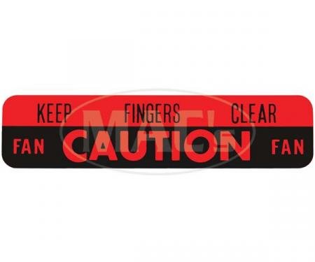 Decal - Caution Fan