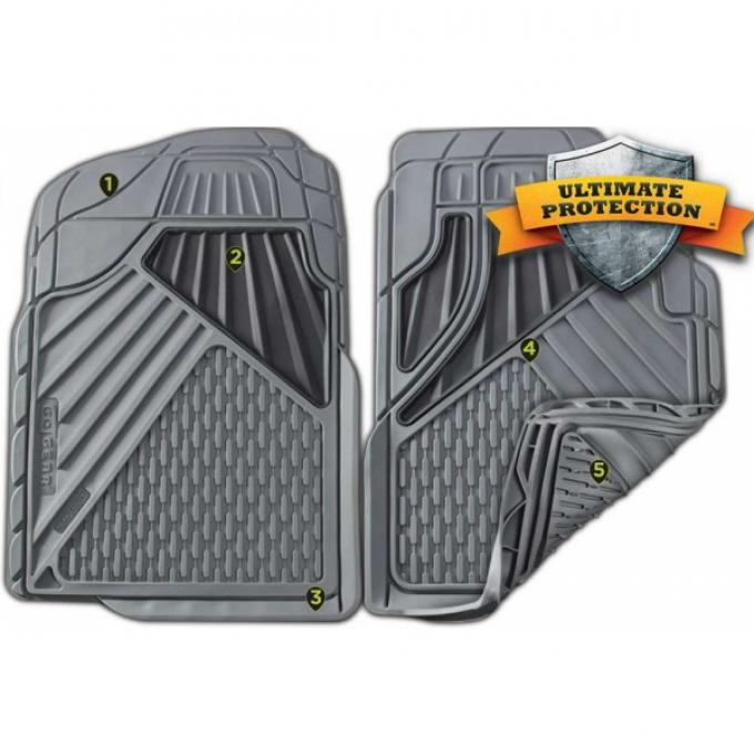 Chevy Or GMC Truck Full Size Floor Mat Set, Two Piece 1967-2014