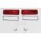 Chevy Truck Taillight & Back-Up Light Lens Kit, Fleet Side, 1967-1972