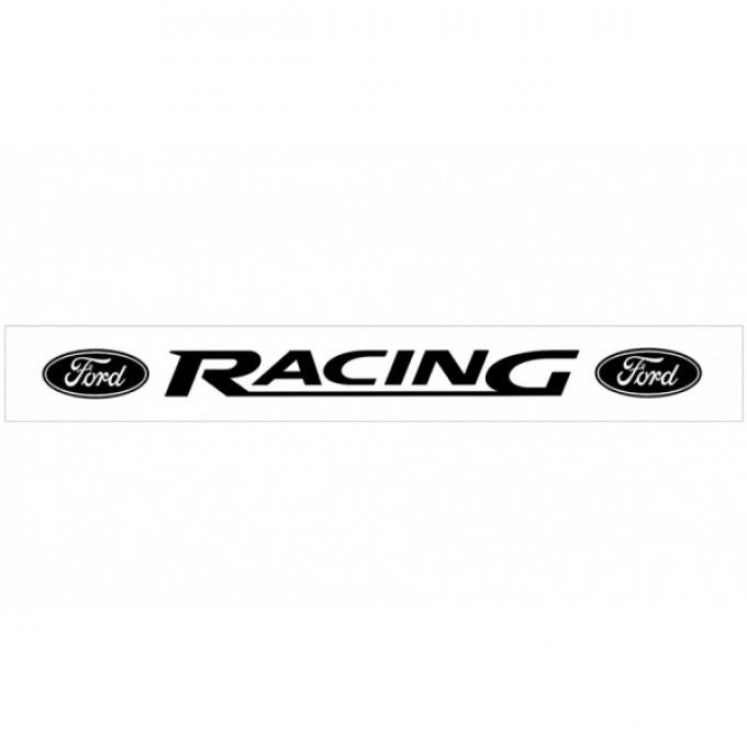 Ford Racing Windshield Decal with Ford Ovals