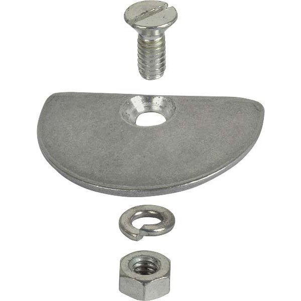 Model A Ford Trunk Lid Alignment Plate Set Aluminum 8 Pieces