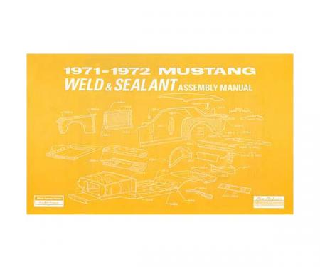Ford Mustang Weld and Sealant Assembly Manual - 92 Pages