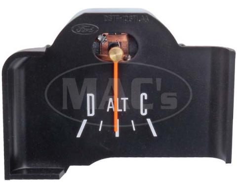 F-Series Truck/Bronco Ammeter Gauge, Orange Needle, 1977-1979