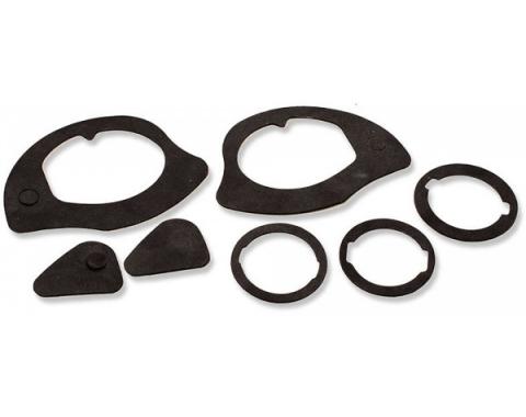 Exterior Door Handle & Lock Gaskets, 1964-1972