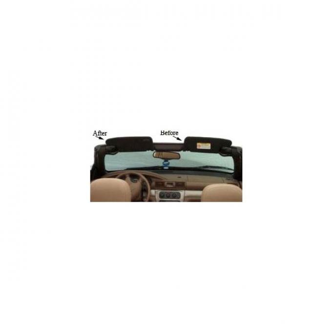 Corvette Sunvisor Label Covers, 1997-2004