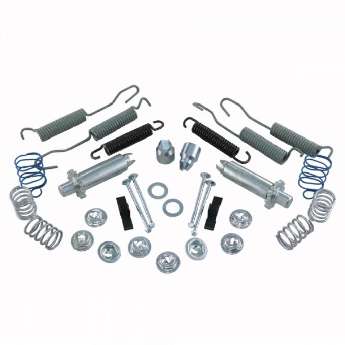 Corvette Brake Hardware Kit, Rear, 1953-1962