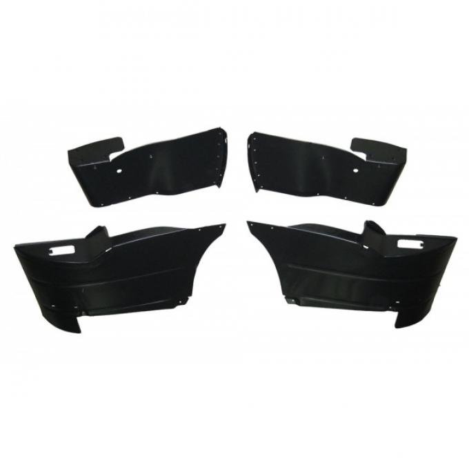 Chevy Cover Assembly Set, Rear Armrest/Piston, Convertible, Best Quality, 1955-1957