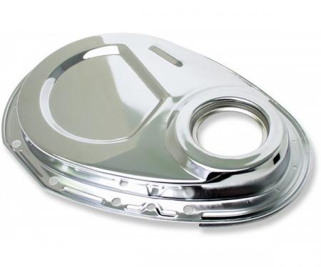 Chevelle Timing Chain Cover, Small Block, Unplated Steel, 1969-1972