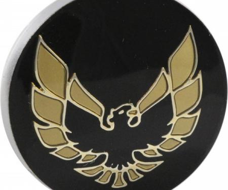 Firebird Center Cap Emblem, Gold, Aluminum Wheel, 1978-1981
