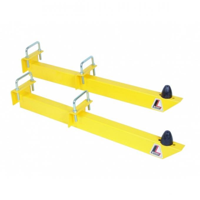 Classic Chevy Universal Traction Bar, Yellow Powder Coat, 1955-1957