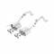 Borla Exhaust Systems S-Type Rear Section 2.75" Exhaust, 4-4.25'' Angle Cut Round Intercooled Tips, w/o NPP, Eliminates AFM Valves| 11880 Corvette 2014-2016