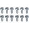 Thunderbird Convertible Header Bow Weather-Strip Retainer Hardware Kit, 1964-1966