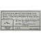 Emission Decal, 302/351-4V AT/MT, Montego, 1969-1971