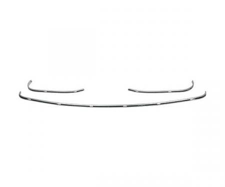 Ford Mustang Convertible Top Tacking Strip Kit - 3 Pieces -Left & Right & Center