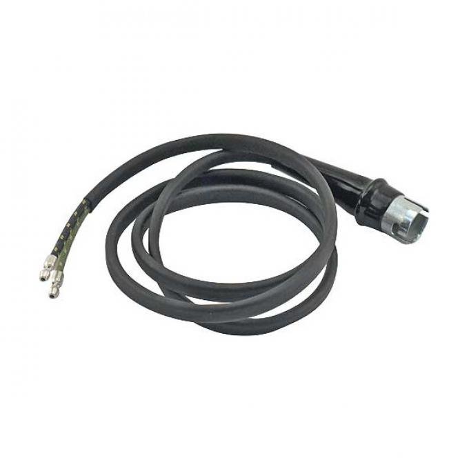 Parking Light Socket And Wires - Left - 2 Wires - 38 Long -Mercury With Turn Signals