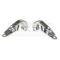 Camaro Trunk Hinges, Billet Aluminum, Polished 1970-1981