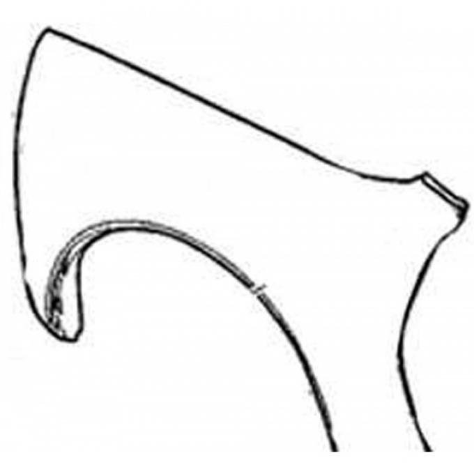 Corvette Quarter Panel, Coupe, Right, 2005-2013