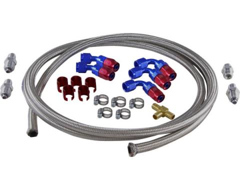 Chevy Hydroboost Hose Kit, With 605, 670 Steering & Saginaw Pump, 1955-1957