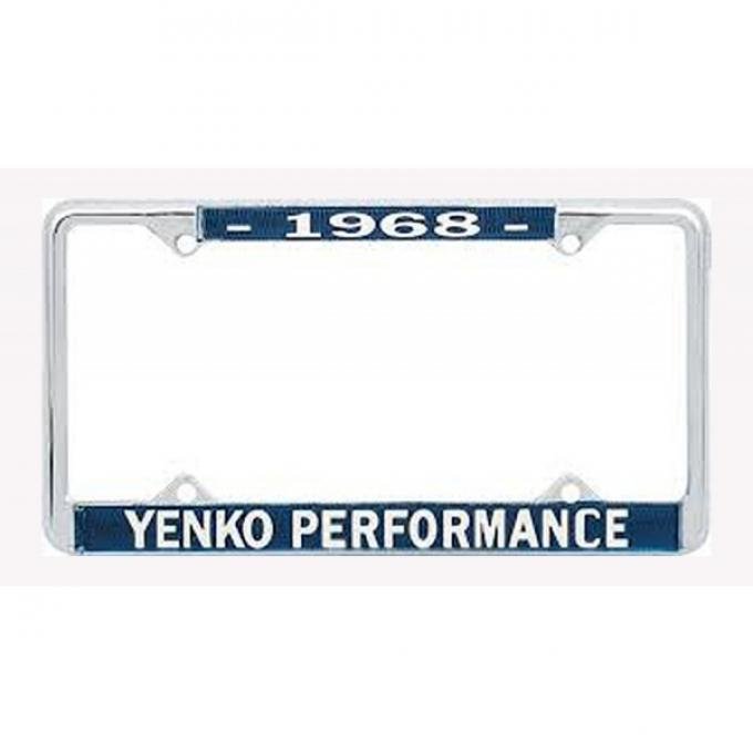 Chevelle Yenko Performace License Frame, 1968