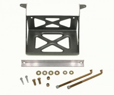 Camaro Battery Relocation Mount, Black Hammertone, 1982-2002