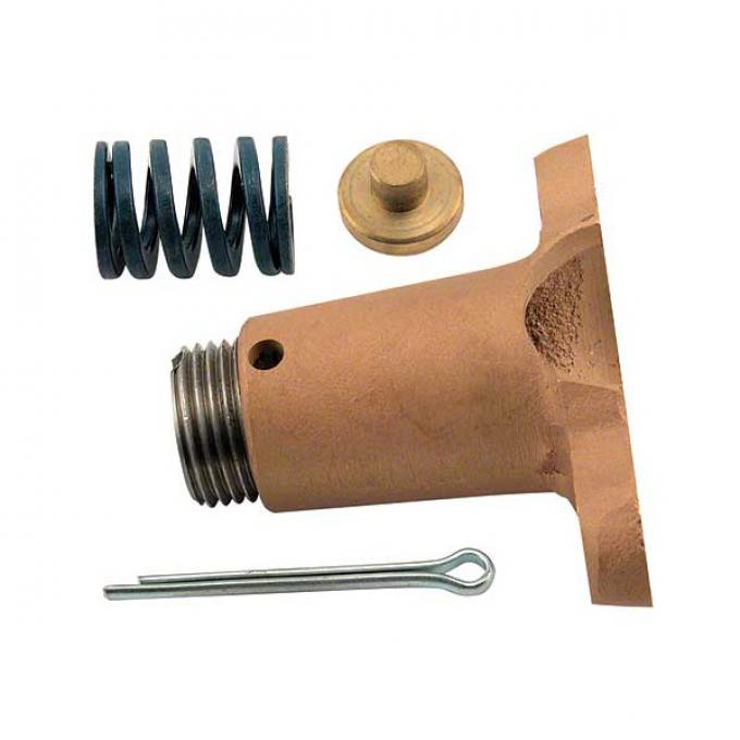 Model T Ford Radius Rod Anti-Rattle Assembly - APCO Style -Cast Brass Body - With Tension Spring