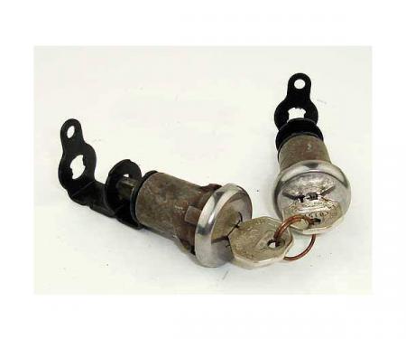 Full Size Chevy Door Locks, With Keys, 2-Door, 1959-1960