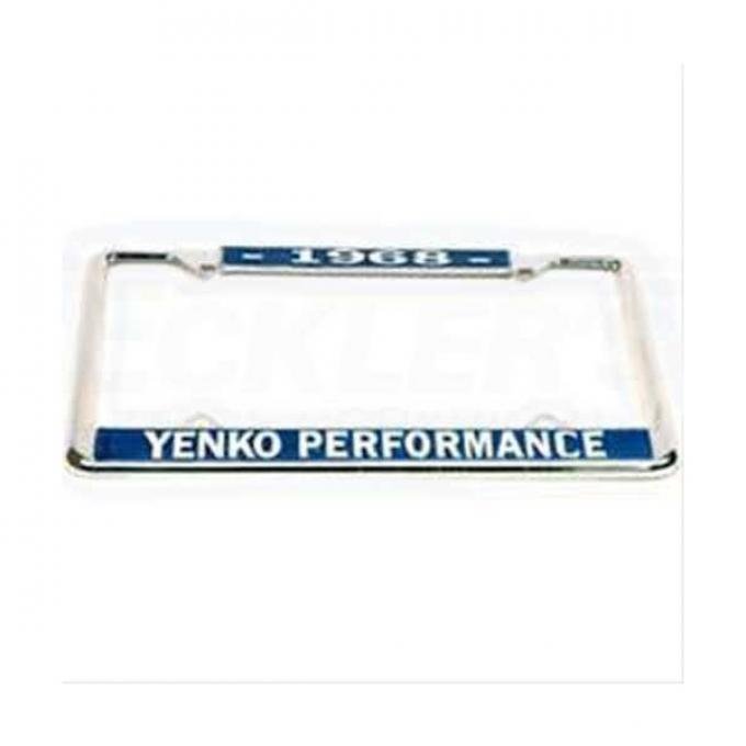 Yenko Performace License Frame, 1968
