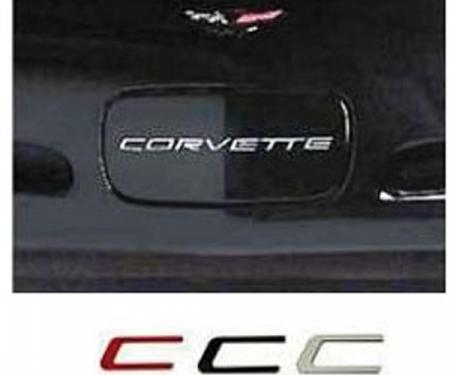 Corvette Bumper Lettering Kit, Front, 1997-2004