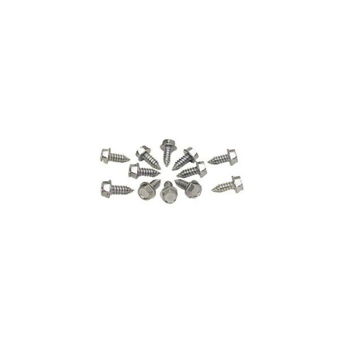 Camaro Sheetmetal Screw Set For Ground Straps, Washer Bottle Bracket & Misc., 1967-1969