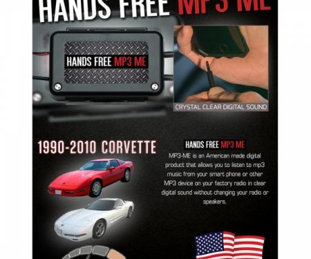 Max Performance MP3 Hidden Hands Free Auxiliary Adapter| RPZ189CV Corvette 1990-2010