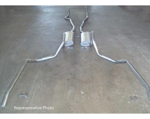 Late Great Chevy - Dual Exhaust System, Small Block, Except Station Wagon, 1971-1974