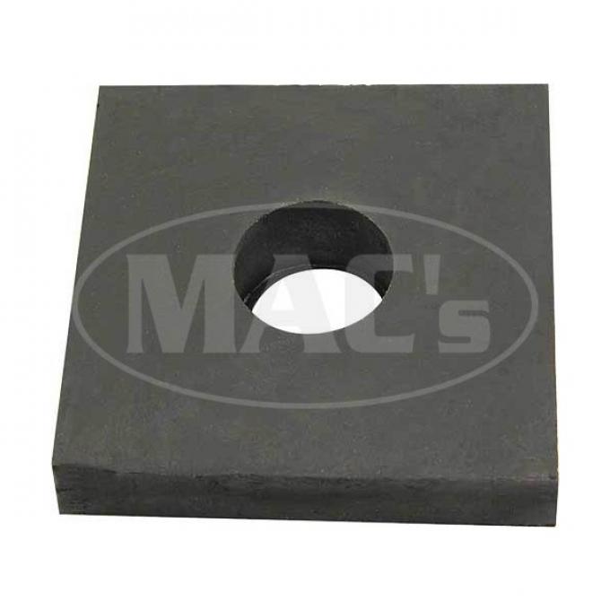 Body To Frame Pad - Rubber - Square - Ford Except Convertible