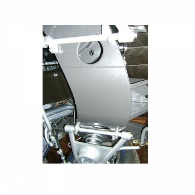 Chevy 13&rdquo; Skid Plate With Back Up Plate, 1955-1957