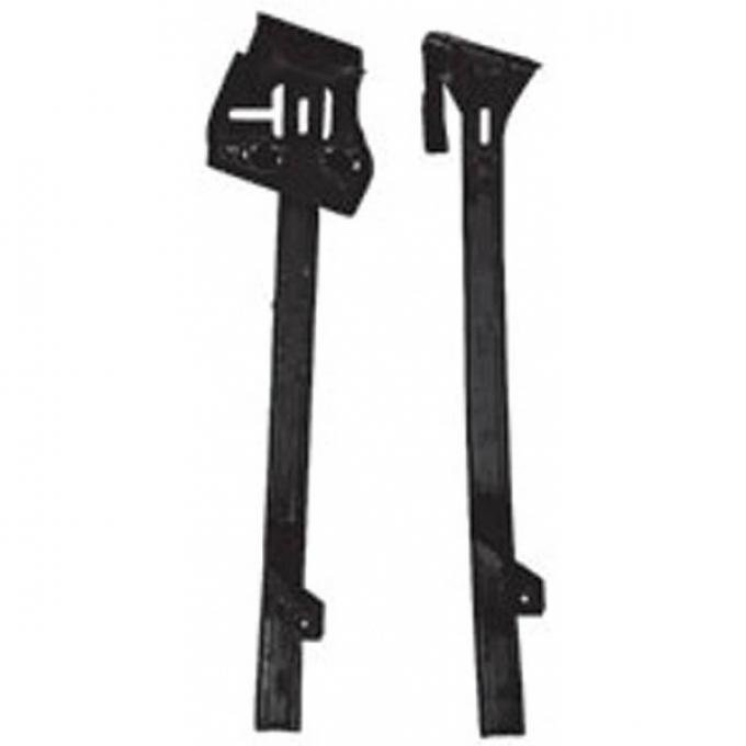 Camaro Door Window Guides, Left, 1970-1973