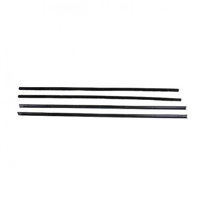 Belt Weatherstrip Kit - Front Doors - 4 Pieces - 2 Door Hardtop