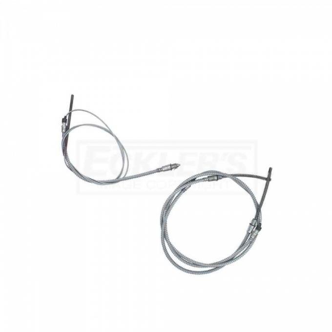 Nova Parking Brake Cable Set, Steel, 1966-1967