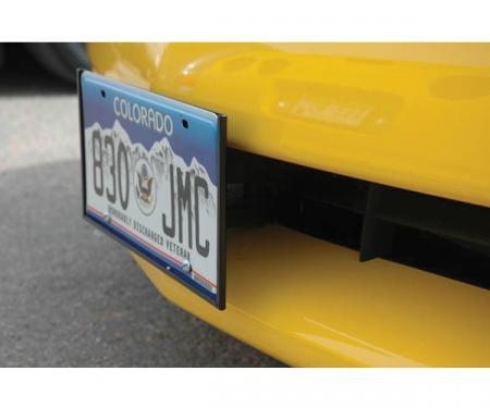 Corvette License Plate Frame, Front, Quick Release, 2005-2013