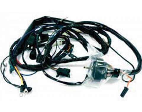 Firebird Engine Wiring Harness, V8, Without A/C 1976